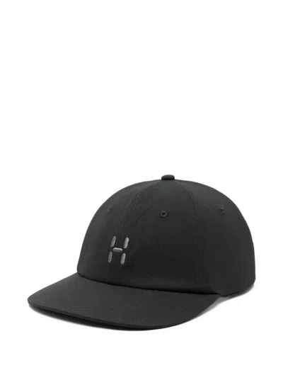 Haglöfs Logo-embroidered Patterned-strap Cap In Black