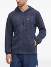 Haglöfs Malung Pile Hooded Zip-up Jacket In Blue
