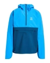 Haglöfs Man Jacket Azure Size Xxl Recycled Polyester In Blue