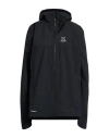 Haglöfs Man Jacket Black Size Xl Recycled Polyester In Blue