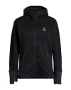 Haglöfs Man Sweatshirt Black Size L Recycled Polyester, Elastane In Black