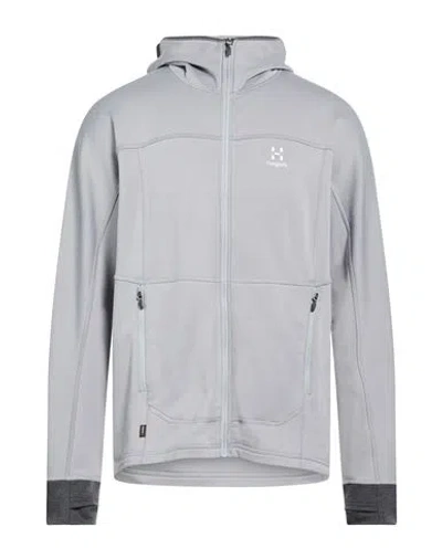 Haglöfs Man Sweatshirt Grey Size L Recycled Polyester, Lycra