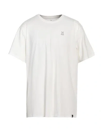 Haglöfs Man T-shirt White Size Xl Organic Cotton