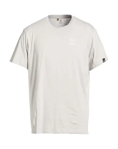 Haglöfs Man T-shirt Grey Size Xl Organic Cotton In Gray