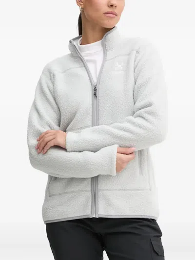 Haglöfs Mossa Pile Fleece-texture Jacket In Gray
