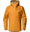 Haglöfs Water-resistant Casual Jacket With Adjustable Hood In Orange