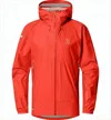 Haglöfs Red Polyamide Jacket With Hood In Red