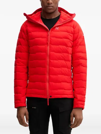 Haglöfs Spitz Hooded Zip Jacket In Red