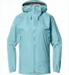 Haglöfs Streamlined Blue Active Jacket With Adjustable Hood In Blue