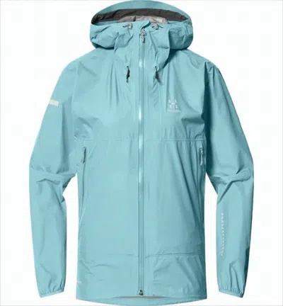 Haglöfs Streamlined Blue Active Jacket With Adjustable Hood