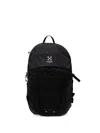 Haglöfs Vide Logo Drawstring Backpack In Black