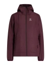 Haglöfs Woman Puffer Burgundy Size L Recycled Polyester In Burgundy