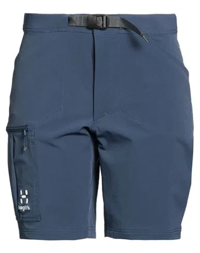 Haglöfs Woman Shorts & Bermuda Shorts Navy Size 10 Recycled Polyamide, Polyamide, Elastane In Blue