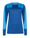 Haglöfs Woman T-shirt Blue Size M Polyester, Wool In Blue