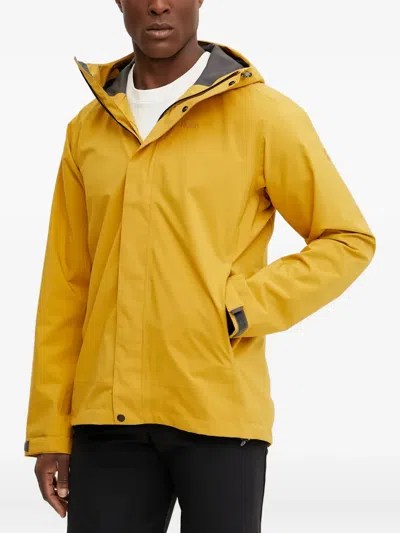 Haglöfs Zip-fastening Hooded Jacket In Yellow