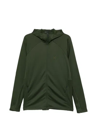 Haglöfs Zip-up Hoodie In Green