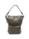 Hags Judy Leather Backpack In Green