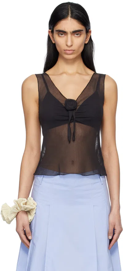 Hai Black Gigi Tank Top