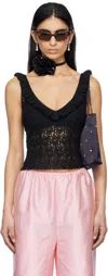 Hai Black Moa Tank Top In Black