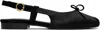 Hai Black Reqins Edition Circee Ballerina Flats In Black