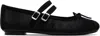 Hai Black Requins Edition Hemily Ballerina Flats In Black