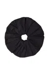 Hai Dupion Frill Scrunchie In 黑色