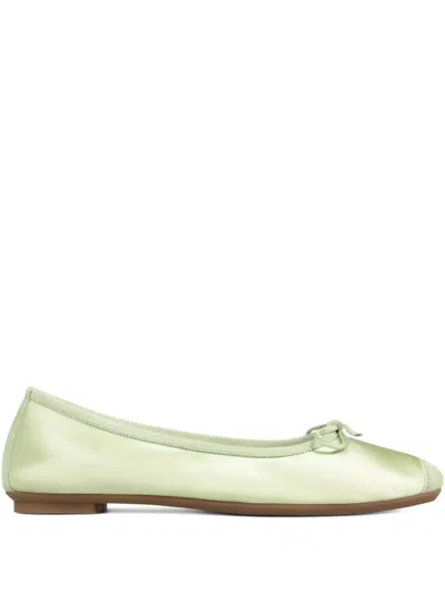 Hai Harmony Satin Bow Ballet Flats