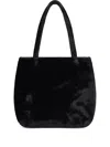 Hai Little Velvet Tote Bag In Black