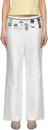 Hai Off-white Lara Trousers In Ivory
