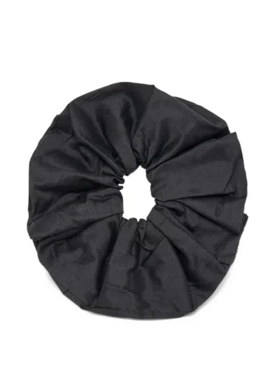 Hai Silk Organza Scrunchie In Black