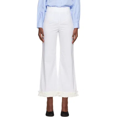 Hai White Leo Trousers