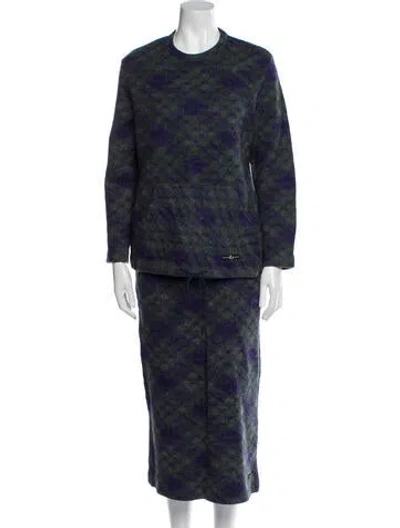 Pre-owned Hai Wool Skirt Set In Multi