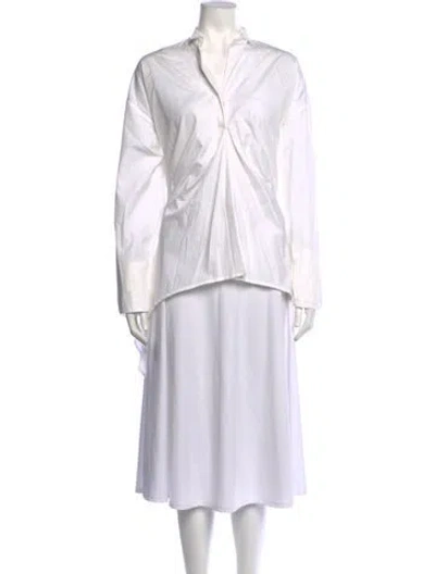 Pre-owned Haider Ackermann 2019 Byron Top In White