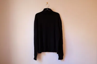 Pre-owned Haider Ackermann Cashmere Roll-neck In Black