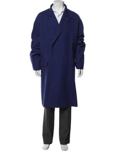 Pre-owned Haider Ackermann Coat In Blue