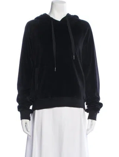 Pre-owned Haider Ackermann Crew Neck Long Sleeve Hoodie In Black