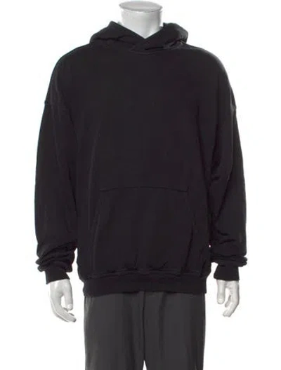 Pre-owned Haider Ackermann Crew Neck Long Sleeve Hoodie In Black