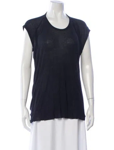 Pre-owned Haider Ackermann Crew Neck Short Sleeve T-shirt In Blue