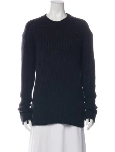 Pre-owned Haider Ackermann Crew Neck Sweater In Blue