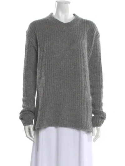 Pre-owned Haider Ackermann Crew Neck Sweater In Gray