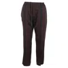 Haider Ackermann Drawstring Wide-leg Trousers In Brown Cotton In Brown