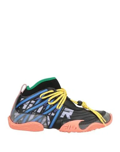 Haider Ackermann X Fila Tori Panelled Sneakers In Black