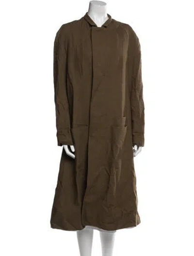 Pre-owned Haider Ackermann Fleece Coat In Brown