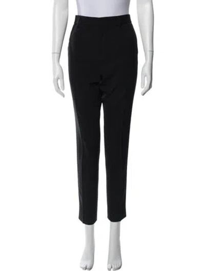 Pre-owned Haider Ackermann Fleece Straight Leg Pants In Black
