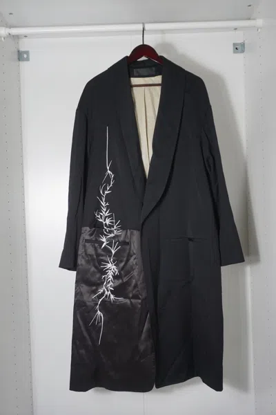 Pre-owned Haider Ackermann Fw18 Leonitas Kimono In Black