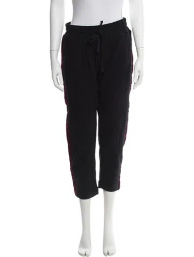 Pre-owned Haider Ackermann Grosgrain Trim Sweatpants In Black