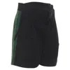Haider Ackermann Grosgrain Trimmed Side Pleated Shorts In Black