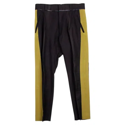 Pre-owned Haider Ackermann Heider Ackermann Men Pants Pleated Size Ita46/small, Ar002 In Black