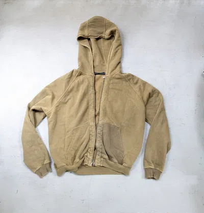 Pre-owned Haider Ackermann Hoodie Olive Green Small Perth Zip Up