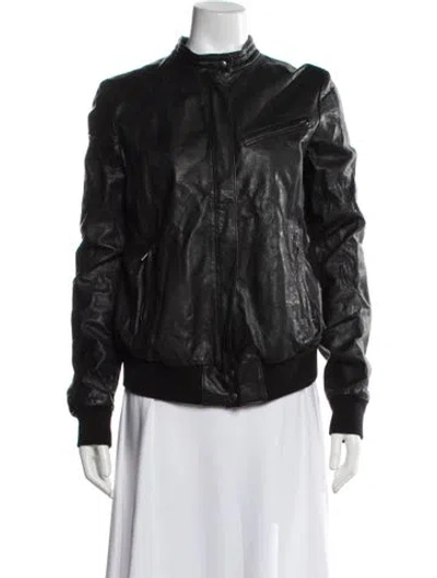 Pre-owned Haider Ackermann Leather Biker Jacket In Black